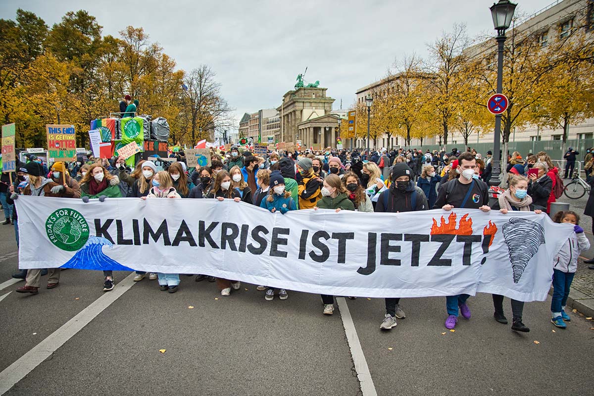 Foto vom Fridays for Future Klimastreik in Berlin